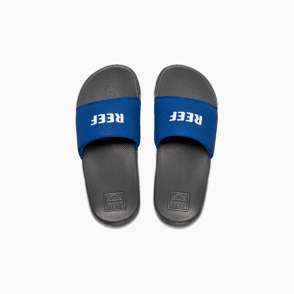 Boy's Kids One Slides in Reef Grey/Blue | REEF®