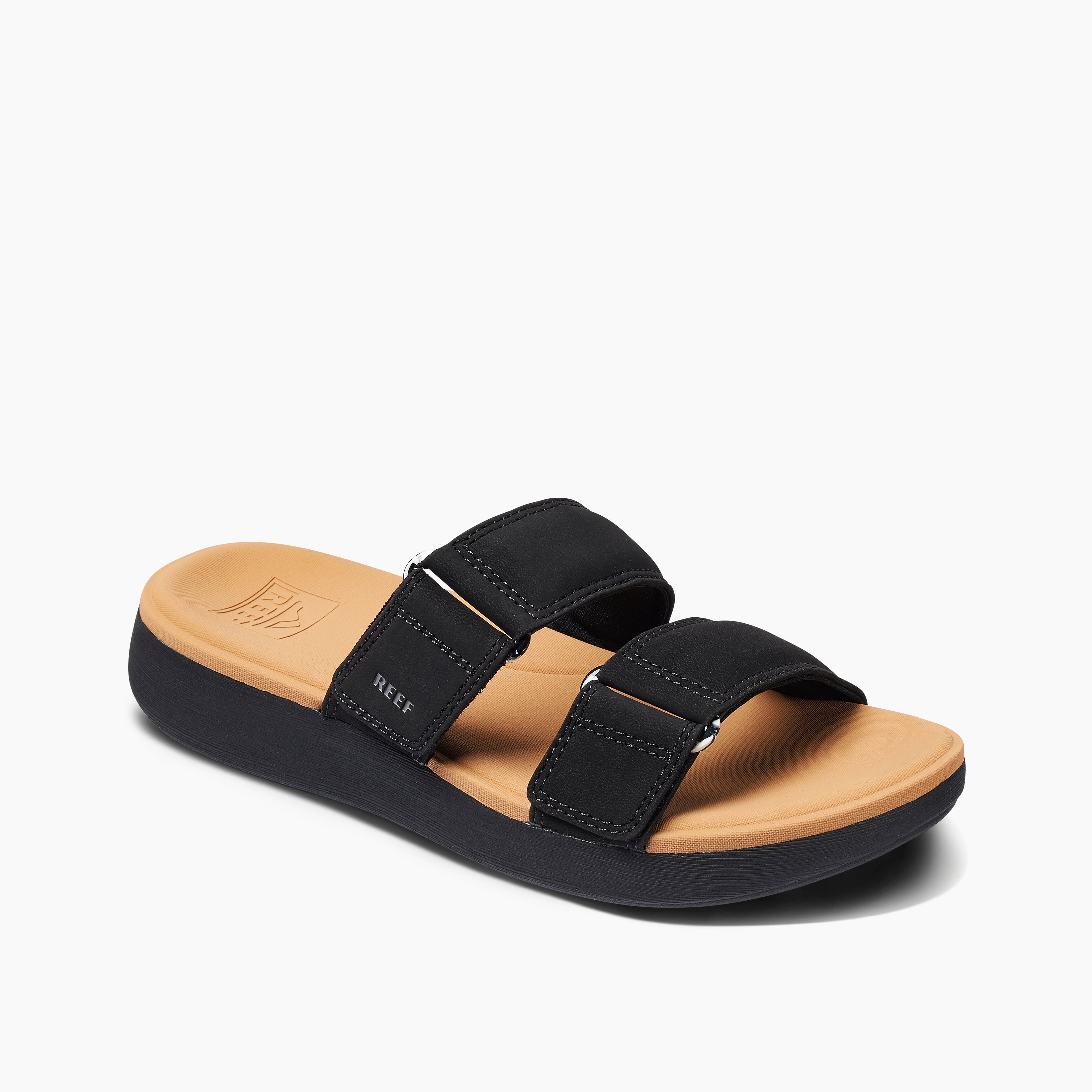 Women's Cushion Cloud Roa Sandals in Black/Tan | REEF®