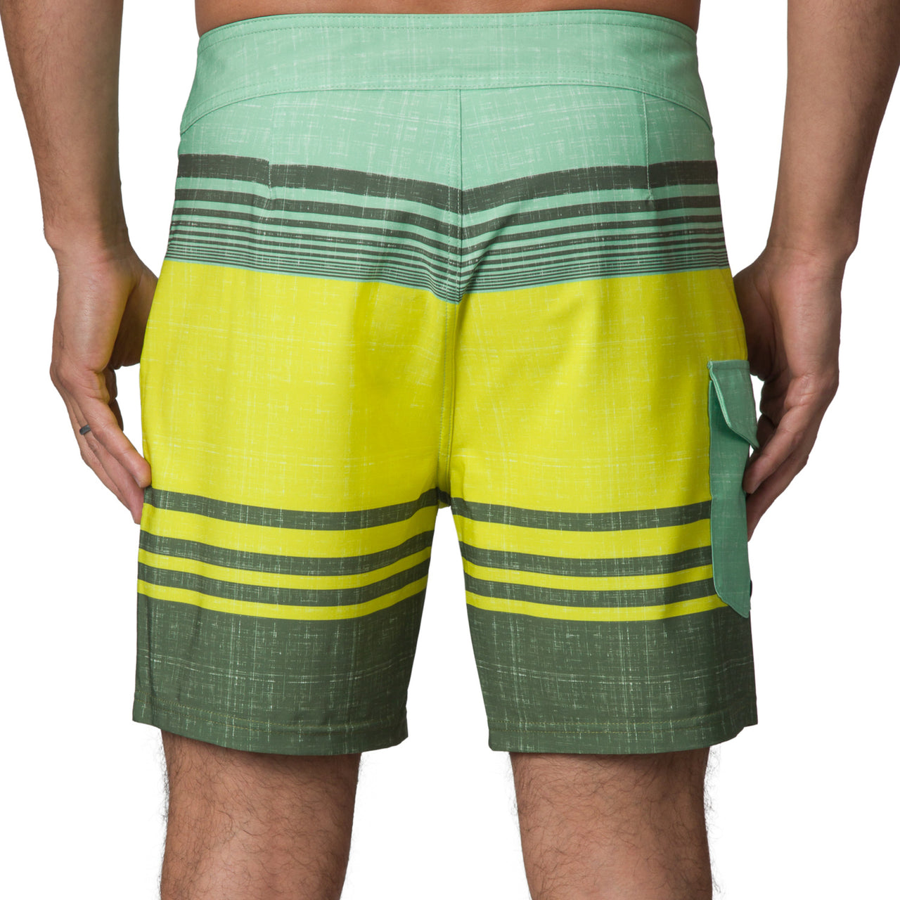 Casey Stripe Boardshort 17"