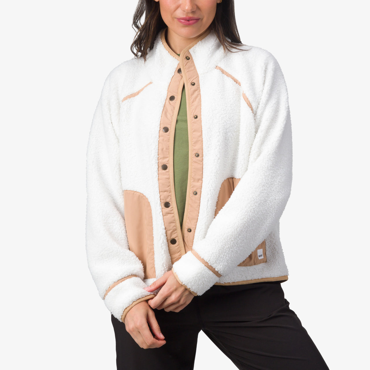 Suzie Sherpa Snap Jacket