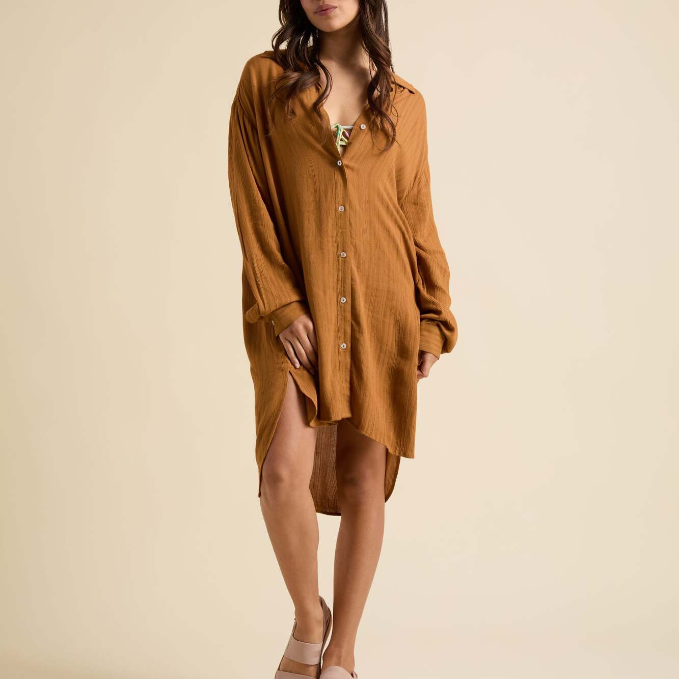 Beachy Shirt Dress