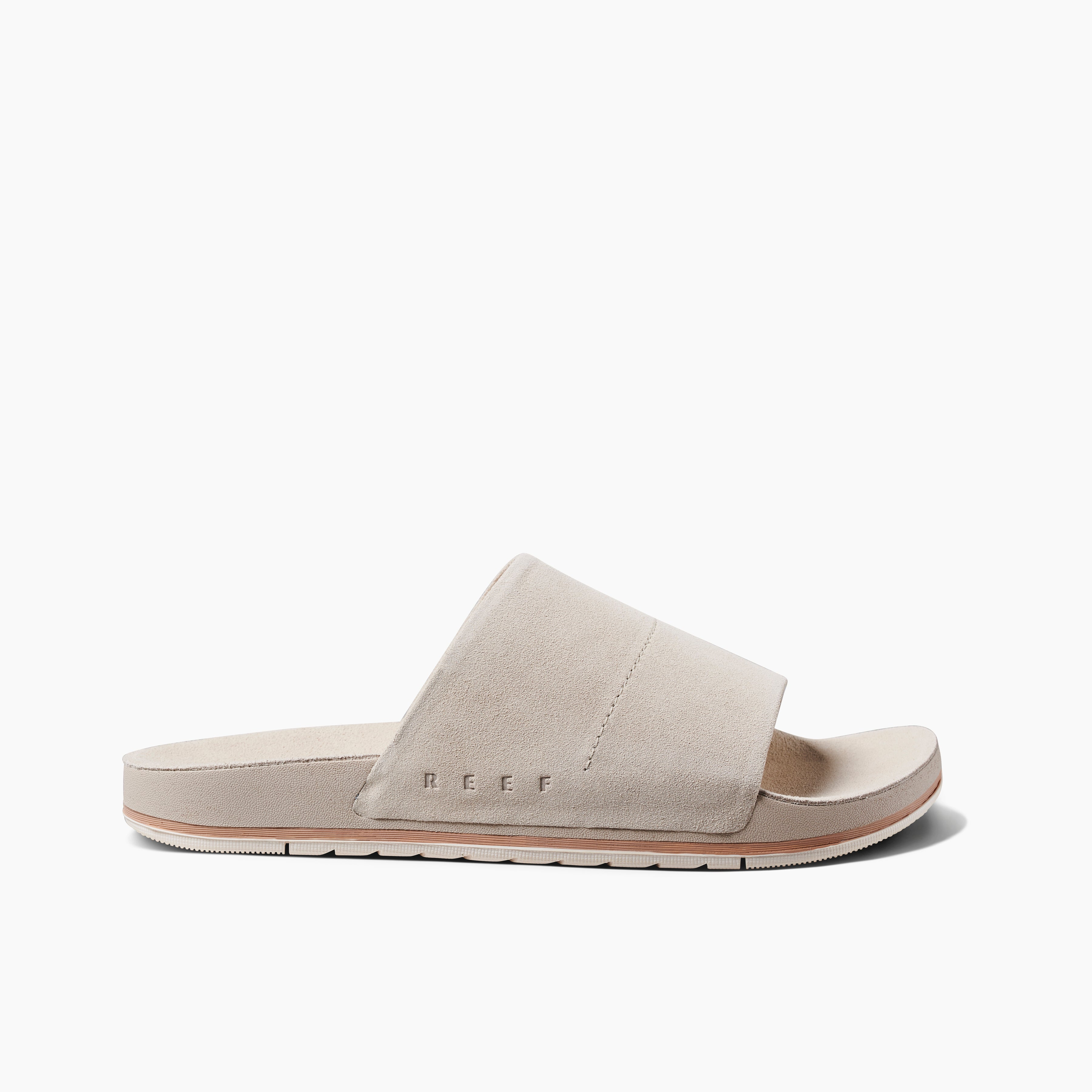 Men's Suede Ojai Slides in Oat | REEF®