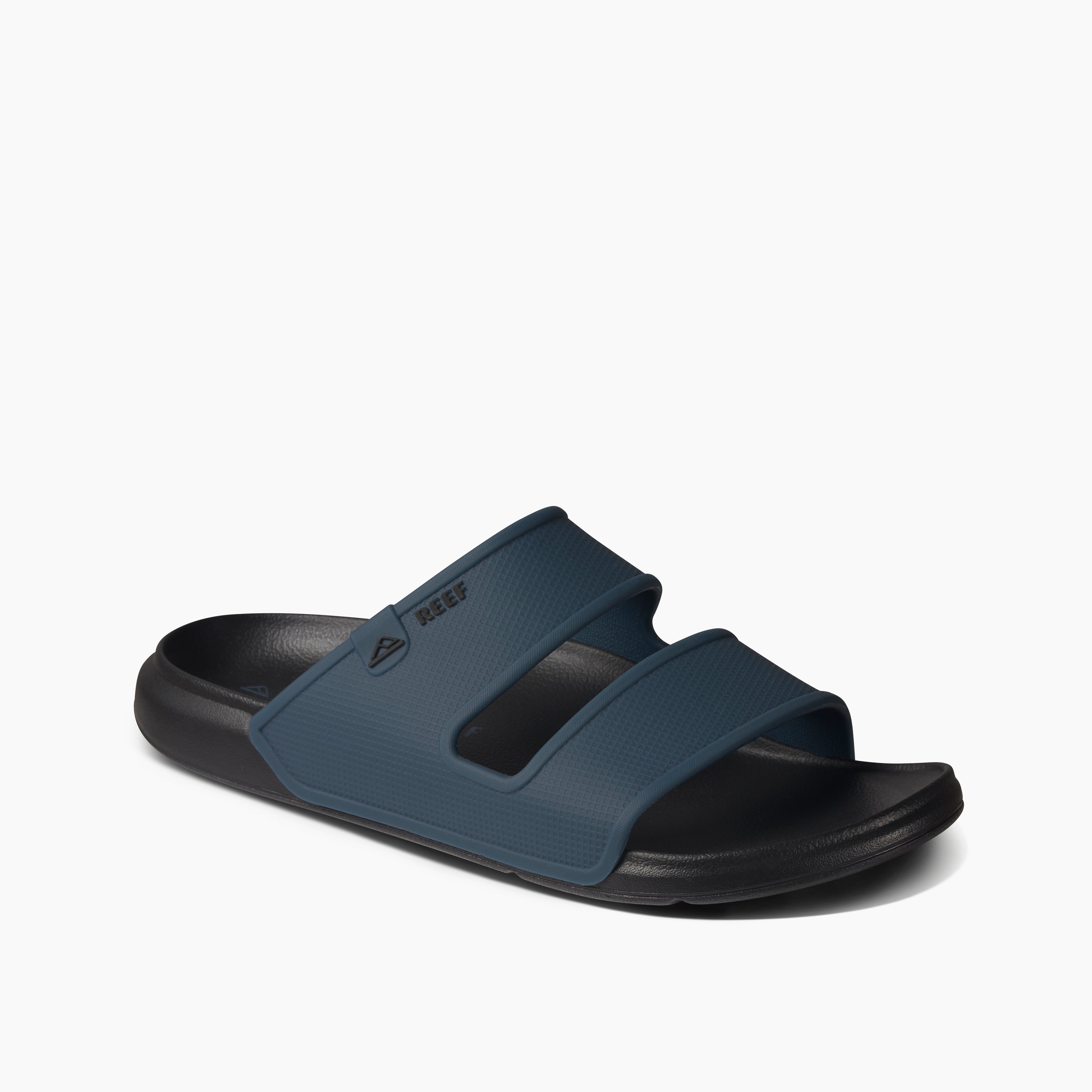 Men's Oasis Double Strap Slides in Orion/Black | REEF®