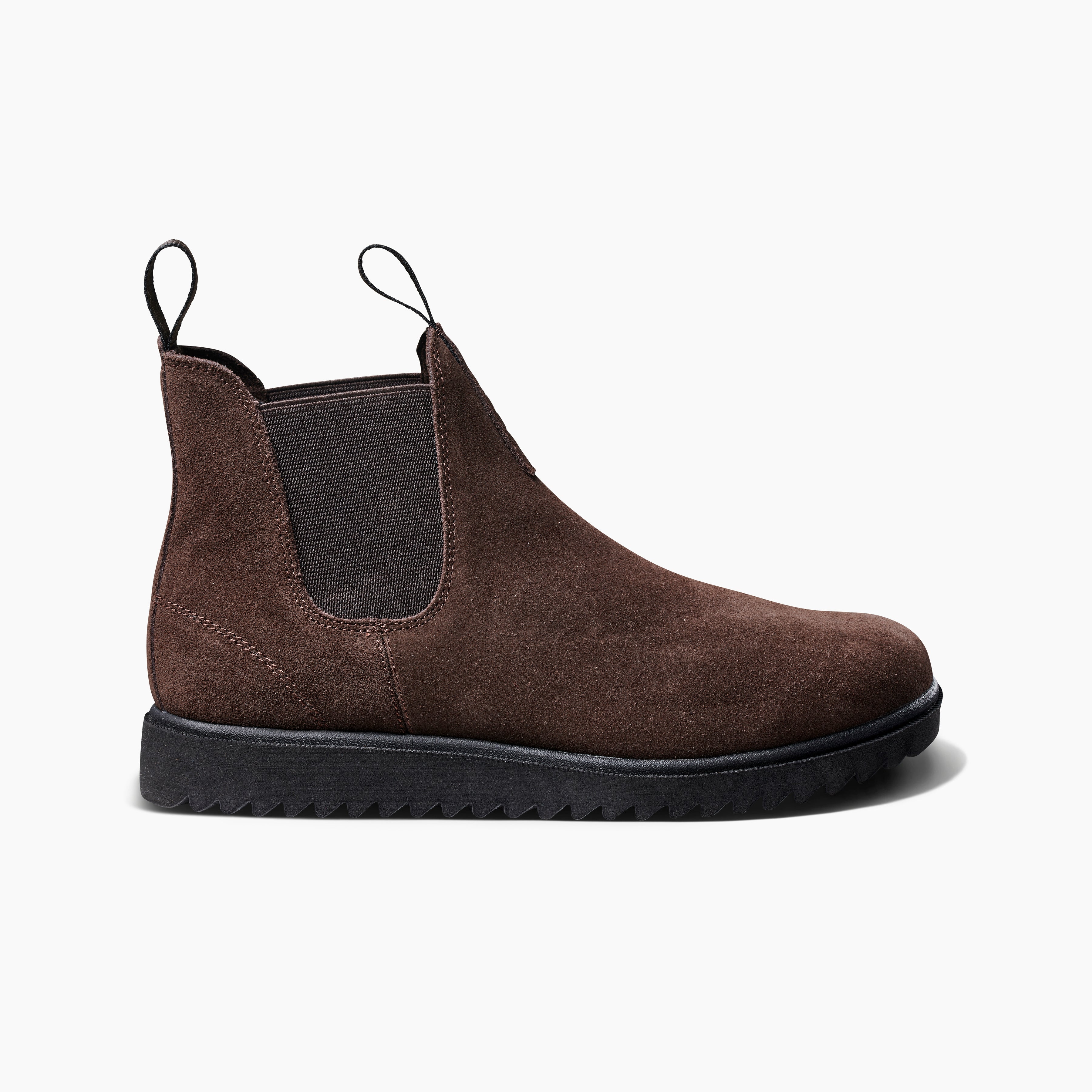 Men s Brown Suede Chelsea Boots REEF Otis Collection