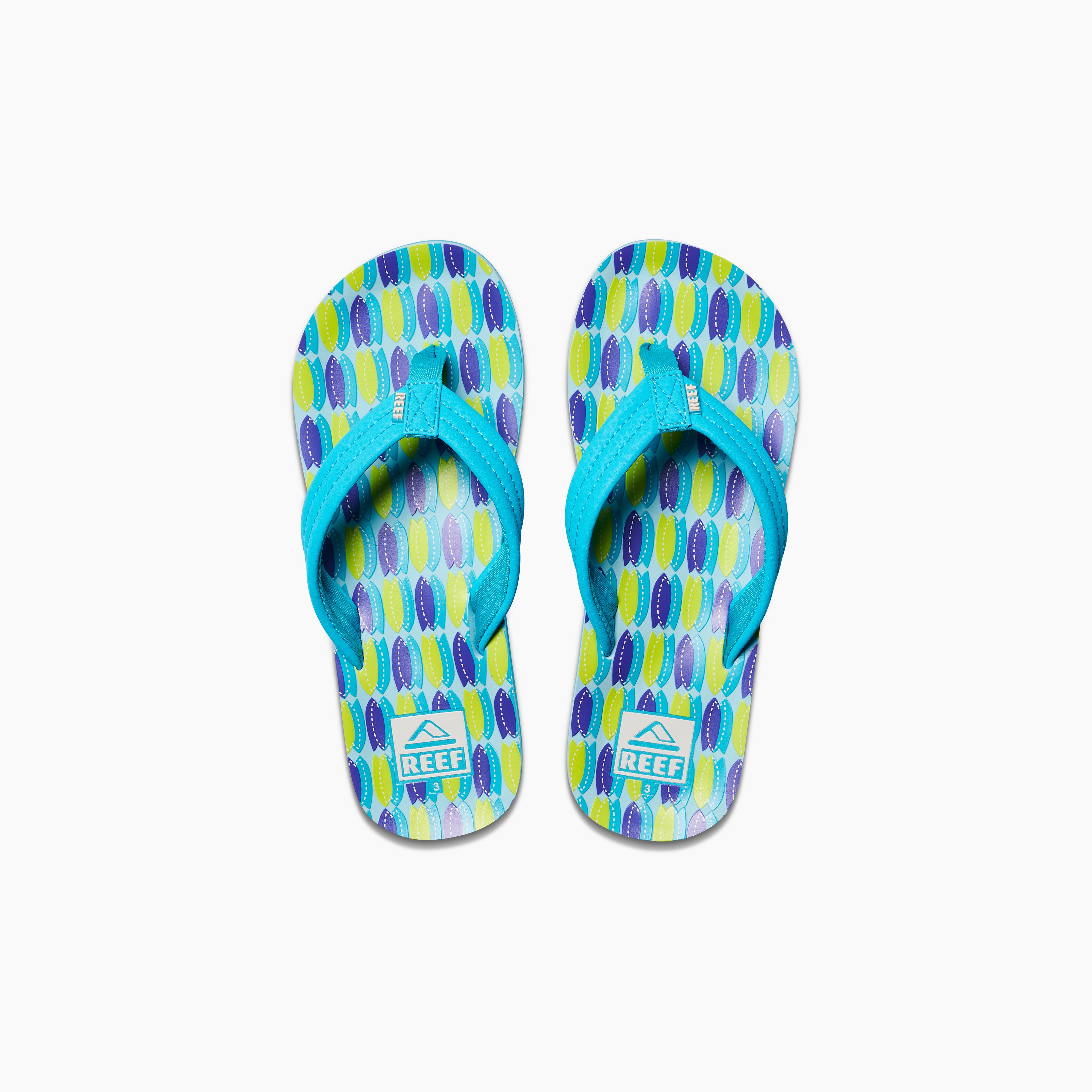 Boy's Kids Ahi Sandals in Blue Fish | REEF®